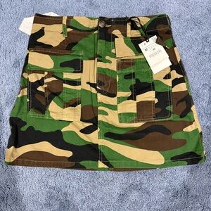 Zara Camo Skirt